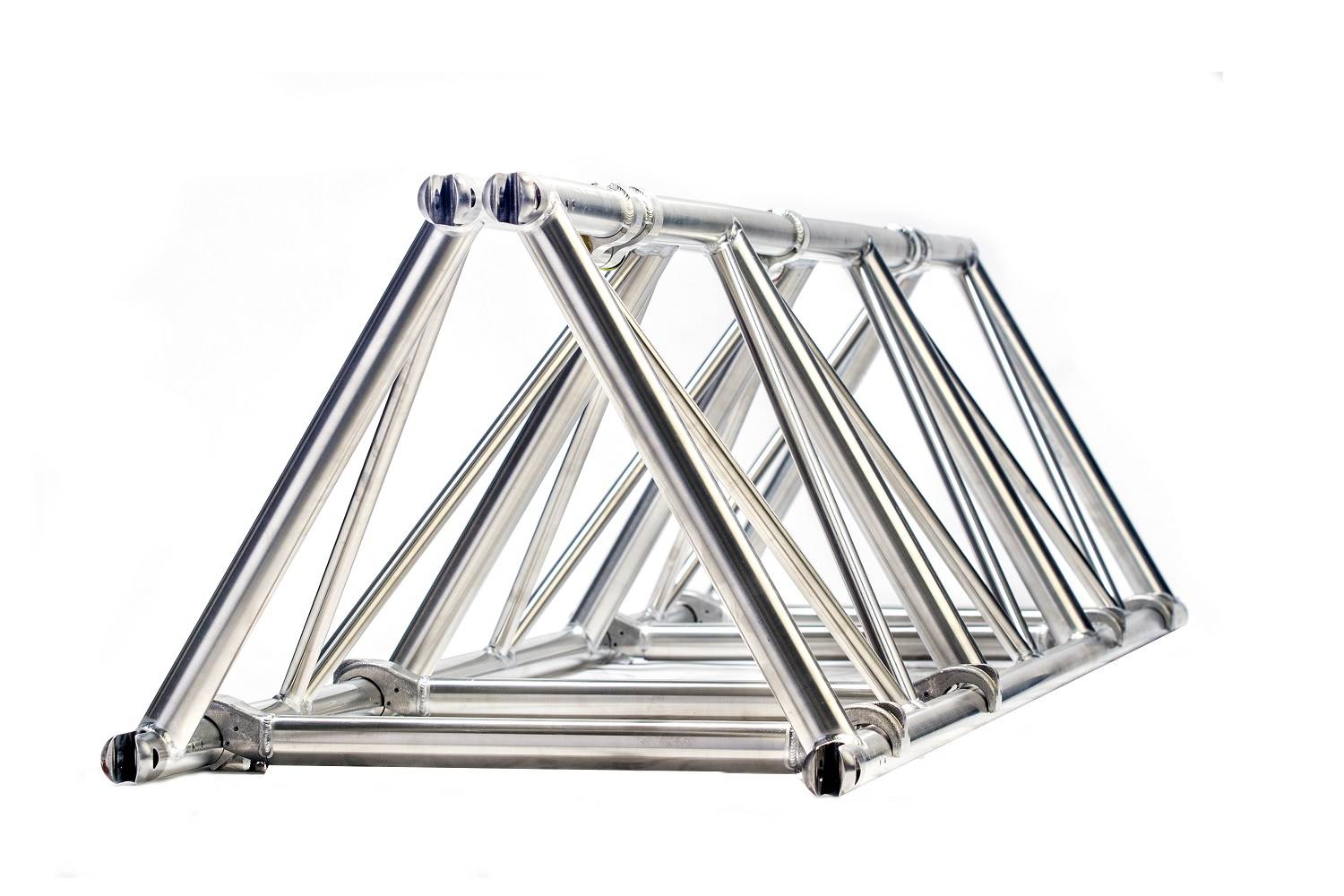 Folding triangle truss 26 spigoted