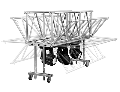 Swing wing truss 30x30 spigoted