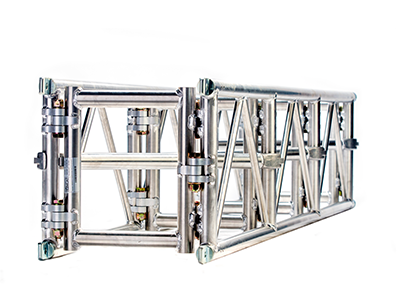 Medium duty folding truss 20.5x20.5 spigoted